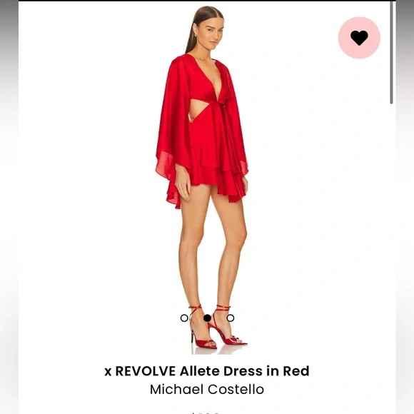Michael Costello red dress - Picture 2 of 4
